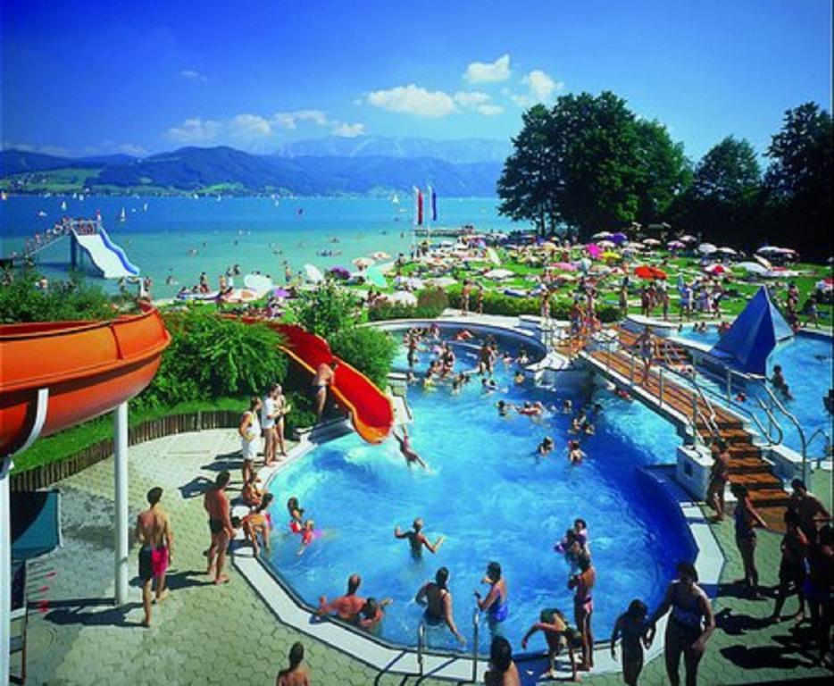 Gasthofladen Schneeweiss Attersee 외부 사진